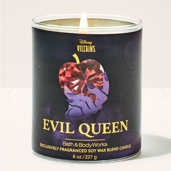 🆕👸🏻 BATH & BODY WORKS LIMITED EDITION DISNEY’S “EVIL QUEEN” SINGLE WICK CANDLE - Picture 1 of 9